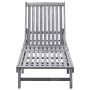 Tumbona de madera maciza de acacia de vidaXL, Tumbonas - Ref: Foro24-311872, Precio: 168,55 €, Descuento: %