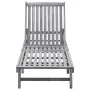 Tumbona de madera maciza de acacia de vidaXL, Tumbonas - Ref: Foro24-311872, Precio: 168,64 €, Descuento: %