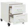Nachttische, 2 Stück, weißer Stahl, 36x39x43,5 cm. von , Nachttische - Ref: Foro24-846637, Preis: 99,14 €, Rabatt: %