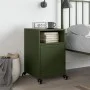 Nachttisch aus olivgrünem Stahl, 36x39x59 cm. von , Nachttische - Ref: Foro24-846724, Preis: 64,41 €, Rabatt: %