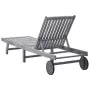 Tumbona de madera maciza de acacia de vidaXL, Tumbonas - Ref: Foro24-311872, Precio: 168,64 €, Descuento: %