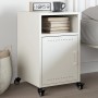 Nachttisch aus weißem Stahl 36x39x59 cm von , Nachttische - Ref: Foro24-846726, Preis: 47,13 €, Rabatt: %