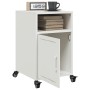 Nachttisch aus weißem Stahl 36x39x59 cm von , Nachttische - Ref: Foro24-846726, Preis: 47,13 €, Rabatt: %