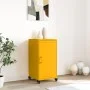 Aparador de acero amarillo mostaza 36x39x72 cm by , Sideboards - Ref: Foro24-846677, Price: 76,46 €, Discount: %