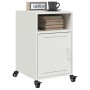 Nachttisch aus weißem Stahl 36x39x59 cm von , Nachttische - Ref: Foro24-846726, Preis: 47,13 €, Rabatt: %