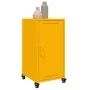 Aparador de acero amarillo mostaza 36x39x72 cm by , Sideboards - Ref: Foro24-846677, Price: 76,46 €, Discount: %