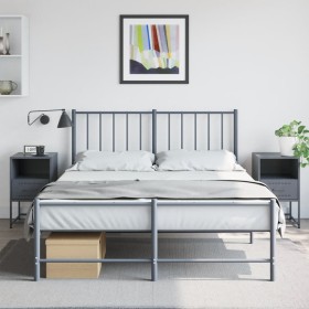 Mesitas de noche 2 unidades acero gris antracita 36x39x60,5 cm by , Nightstands - Ref: Foro24-846559, Price: 81,53 €, Discoun...