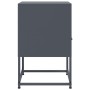 Nachttische, 2 Stück, anthrazitgraues Stahl, 36x39x60,5 cm. von , Nachttische - Ref: Foro24-846559, Preis: 81,53 €, Rabatt: %