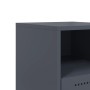 Nachttische, 2 Stück, anthrazitgraues Stahl, 36x39x60,5 cm. von , Nachttische - Ref: Foro24-846559, Preis: 81,53 €, Rabatt: %