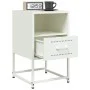 Mesitas de noche 2 unidades acero blanco 36x39x60,5 cm de , Mesitas de noche - Ref: Foro24-846565, Precio: 80,39 €, Descuento: %