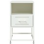 Mesitas de noche 2 unidades acero blanco 36x39x60,5 cm de , Mesitas de noche - Ref: Foro24-846565, Precio: 81,13 €, Descuento: %