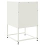 Nachttische, 2 Stück, weißer Stahl, 36x39x60,5 cm. von , Nachttische - Ref: Foro24-846565, Preis: 81,19 €, Rabatt: %