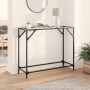 Mesa consola superficie vidrio transparente acero 98x35x81 cm by , console tables - Ref: Foro24-846020, Price: 41,43 €, Disco...