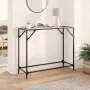 Mesa consola superficie vidrio transparente acero 98x35x81 cm de , Mesas consola - Ref: Foro24-846020, Precio: 40,89 €, Descu...
