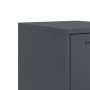 Mesitas de noche 2 unidades acero gris antracita 36x39x78 cm de , Mesitas de noche - Ref: Foro24-846571, Precio: 84,78 €, Des...