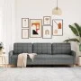 Dreisitziges dunkelgraues Stoffsofa, 210 cm. von , Sofas - Ref: Foro24-4007415, Preis: 271,43 €, Rabatt: %
