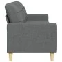 Dreisitziges dunkelgraues Stoffsofa, 210 cm. von , Sofas - Ref: Foro24-4007415, Preis: 271,43 €, Rabatt: %