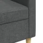 Sofá de 3 plazas de tela gris oscuro 210 cm by , Sofas - Ref: Foro24-4007415, Price: 271,43 €, Discount: %