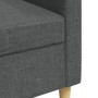 Sofá de 3 plazas de tela gris oscuro 210 cm by , Sofas - Ref: Foro24-4007415, Price: 275,64 €, Discount: %