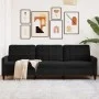 Sofá de 3 plazas terciopelo negro 210 cm by , Sofas - Ref: Foro24-4007649, Price: 290,58 €, Discount: %