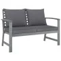 Juego muebles de jardín 4 piezas y cojines madera acacia maciza de vidaXL, Conjuntos de jardín - Ref: Foro24-311825, Precio: ...