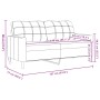 Zweiplätziges Samtsofa in Bordeauxrot, 140 cm. von , Sofas - Ref: Foro24-4007628, Preis: 199,72 €, Rabatt: %