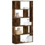 Librería de 5 estantes madera ingeniería roble ahumado de , Librerías y estanterías - Ref: Foro24-852775, Precio: 64,36 €, De...