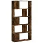 Librería de 5 estantes madera ingeniería roble ahumado de , Librerías y estanterías - Ref: Foro24-852775, Precio: 64,36 €, De...
