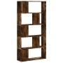 Librería de 5 estantes madera ingeniería roble ahumado by , Bookcases and shelves - Ref: Foro24-852775, Price: 65,12 €, Disco...