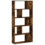 Librería de 5 estantes madera ingeniería roble ahumado de , Librerías y estanterías - Ref: Foro24-852775, Precio: 65,04 €