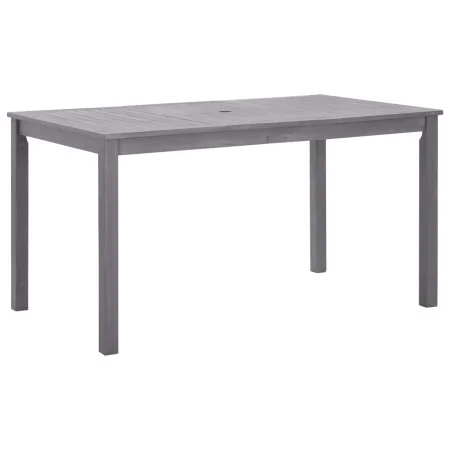 Gartentisch aus massivem Akazienholz grau gewaschen 140x80x74 cm von vidaXL, Gartentische - Ref: Foro24-311849, Preis: 199,31...