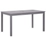 Gartentisch aus massivem Akazienholz grau gewaschen 140x80x74 cm von vidaXL, Gartentische - Ref: Foro24-311849, Preis: 199,31...
