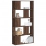 Librería de 5 niveles madera marrón roble 80,5x23,5x162,5 cm by , Bookcases and shelves - Ref: Foro24-852777, Price: 66,86 €,...