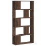 Librería de 5 niveles madera marrón roble 80,5x23,5x162,5 cm by , Bookcases and shelves - Ref: Foro24-852777, Price: 66,86 €,...