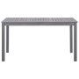 Gartentisch aus massivem Akazienholz grau gewaschen 140x80x74 cm von vidaXL, Gartentische - Ref: Foro24-311849, Preis: 199,31...