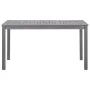 Gartentisch aus massivem Akazienholz grau gewaschen 140x80x74 cm von vidaXL, Gartentische - Ref: Foro24-311849, Preis: 199,31...