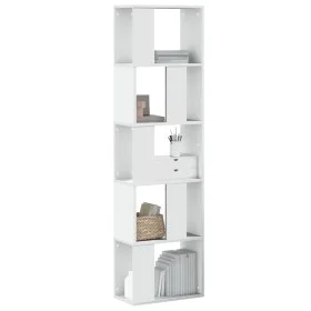 Librería 5 niveles madera ingeniería blanca 45x23,5x162,5 cm by , Bookcases and shelves - Ref: Foro24-852780, Price: 49,53 €,...