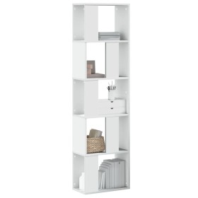 Librería 5 niveles madera ingeniería blanca 45x23,5x162,5 cm by , Bookcases and shelves - Ref: Foro24-852780, Price: 50,14 €,...
