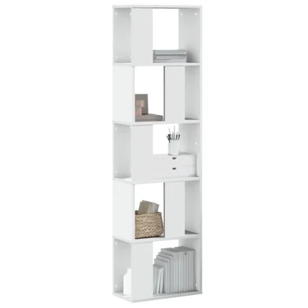 Librería 5 niveles madera ingeniería blanca 45x23,5x162,5 cm von , Bücherregale und Regale - Ref: Foro24-852780, Preis: 49,53...