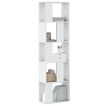Librería 5 niveles madera ingeniería blanca 45x23,5x162,5 cm by , Bookcases and shelves - Ref: Foro24-852780, Price: 50,14 €,...