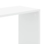 Librería 5 niveles madera ingeniería blanca 45x23,5x162,5 cm