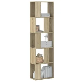 Librería de 5 niveles madera roble Sonoma 45x23,5x162,5 cm by , Bookcases and shelves - Ref: Foro24-852782, Price: 57,18 €, D...