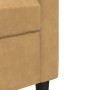 Juego de sofás con cojines 2 piezas terciopelo marrón by , Sofas - Ref: Foro24-3278478, Price: 524,32 €, Discount: %