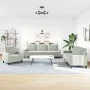 Dreiteiliges Sofaset mit Kissen aus hellgrauem Samt. von , Sofas - Ref: Foro24-3278431, Preis: 604,81 €, Rabatt: %