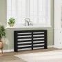 Heizkörperverkleidung aus schwarzem Ingenieurholz 149x20x82 cm von , Zubehör für Heizkörper - Ref: Foro24-852700, Preis: 74,5...