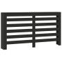 Cubierta de radiador madera de ingeniería negro 149x20x82 cm by , Accessories for heating radiators - Ref: Foro24-852700, Pri...