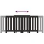 Cubierta de radiador madera de ingeniería negro 205x21,5x83,5cm by , Accessories for heating radiators - Ref: Foro24-852763, ...