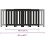 Cubierta de radiador madera de ingeniería negro 205x21,5x83,5cm by , Accessories for heating radiators - Ref: Foro24-852763, ...