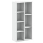 Estantería de madera de ingeniería blanca 50x25x105 cm by , Bookcases and shelves - Ref: Foro24-852789, Price: 51,32 €, Disco...