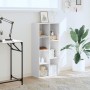 Estantería de madera de ingeniería blanca 50x25x105 cm by , Bookcases and shelves - Ref: Foro24-852789, Price: 51,32 €, Disco...